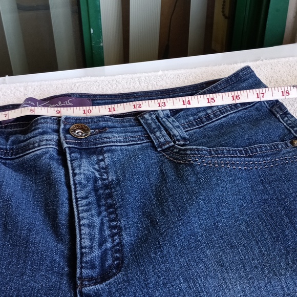 Gloria Vanderbilt Bermuda cropped Jeans size 16 - Picture 7 of 8